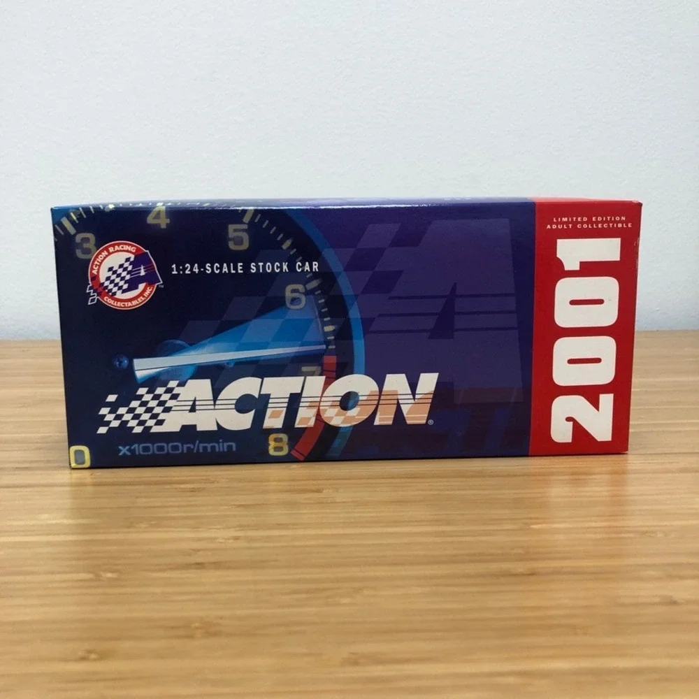Action Kevin Harvick 1:24 Stock Car Blue 2001 Monte Carlo ACDelco #2